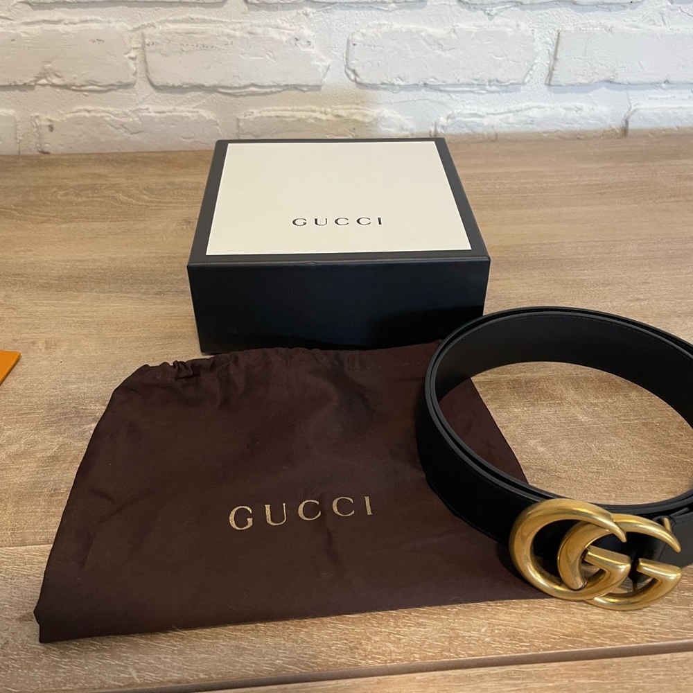 Gucci GG Belt Black size 100